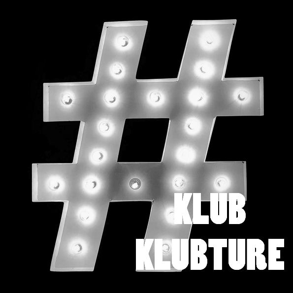 Klub og Klubture. Grafisk billede påført teksten klub og klubture..